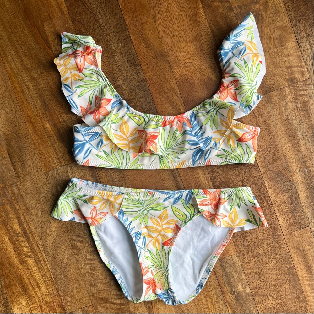ZARA Girls Two Piece Swimsuit (Size 6-7)